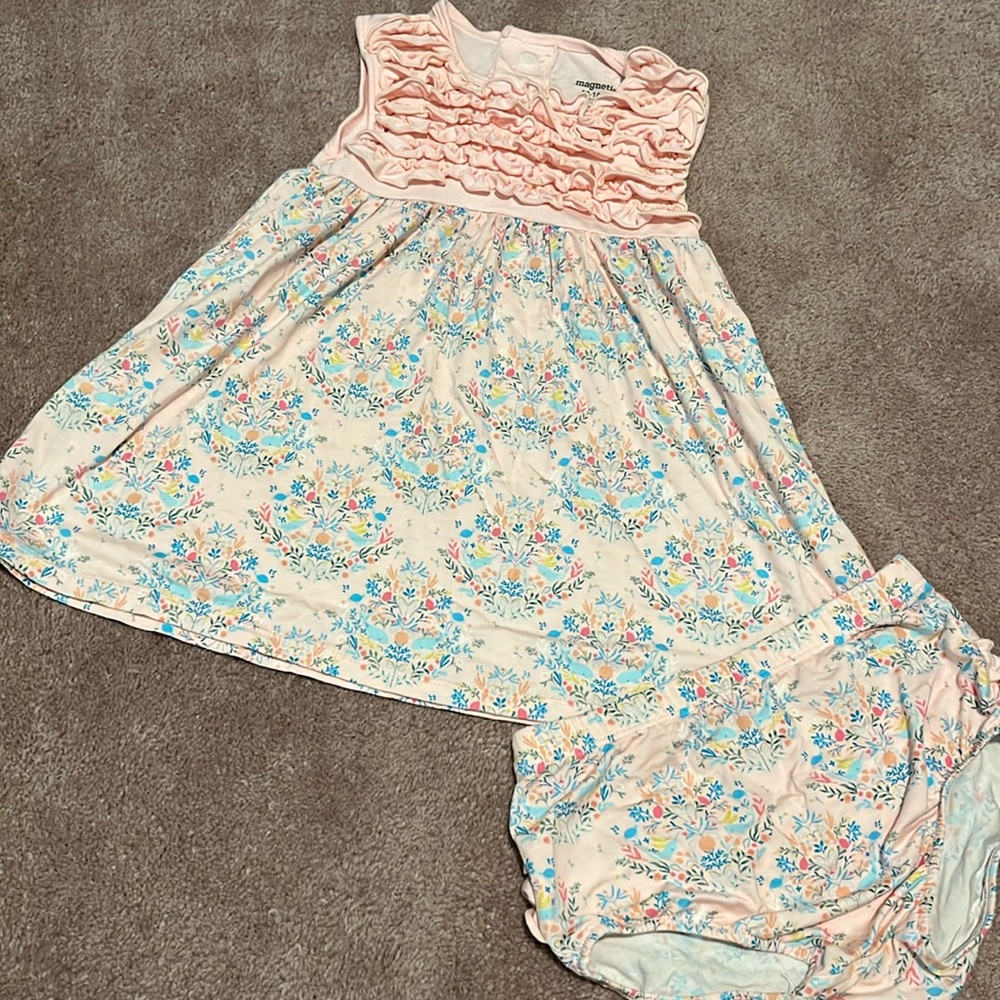 Magnetic Me Dress with Bloomers - 12-18M or 22-27lbs
